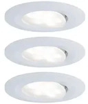 Paulmann LED Einbauleuchte Calla Basisset schwenkbar IP65 rund 90mm 30&deg; 3x6W