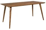 Wohnling Esstisch REPA 160 x 80 cm Esszimmertisch Sheesham Massiv Holz Tisch