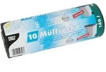 Starpak 10 M&uuml;lls&auml;cke, LDPE 140 l 110 cm x 80 cm schwarz
