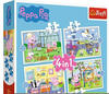Puzzle Peppa Pig, 4in1