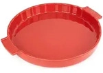 PEUGEOT Keramik Tarteform APPOLIA 30cm Rot Kuchenform Sp&uuml;lmaschinenfest