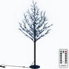 Monzana Deuba Kirschblütenbaum 180 cm 200 LED blau Fernbedienung