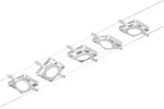Paulmann CorDuo LED Seilsystem MacLED Basisset 5x250lm 5x4,5W 3000K 230/12V Chrom