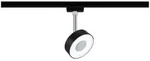 Paulmann URail Schienenspot Circle 270lm 5W 4000K dimmbar 230V Schwarz matt#Chrom