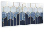Klarstein Wonderwall Air Art Smart Infrarotheizung Blaue Linie 120x60cm 700W
