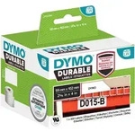DYMO LW Kunststoff-Etikett 59 x 102 mm, wei&szlig;, Rei&szlig;-, Reinigungsmittelfest,