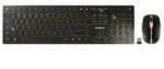 CHERRY JD-9100PN-2 Kabellos, Funk Tastatur, Maus-Set Pan-Nordisch Schwarz