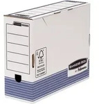 Bankers Box Archivbox R-Kive Prima (80mm) 0026401 wei&szlig;/blau