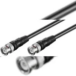 Goobay 50413 Video Verbindungskabel BNC (RG59), zweifach geschirmt, 0.5 m -