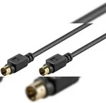 Goobay 50058 S-Video Verbindungskabel, einzeln geschirmt, 2 m - Mini-DIN...