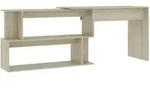 vidaXL Eckschreibtisch Sonoma-Eiche 200x50x76 cm Holzwerkstoff Nova Vintage-Modell