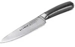 KLAMER Damast Allzweckmesser 13cm, scharfes K&uuml;chenmesser, Profi Kochmesser aus