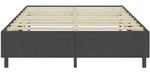 vidaXL Bettgestell Grau Stoff 180&times;200 cm