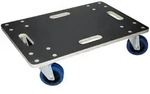 ECD Germany Transportroller 40x60 cm mit Feststellbremse, bis 800 kg, Siebdruckplatte