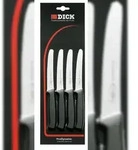 F. DICK Alzweckmesser-Set, 4x Brotzeitmesser ProDynamic (Klinge Messer 11 cm,