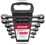 GEDORE red Doppelringratschenschl&uuml;ssel-Satz SW8-19 mm 6-teilig, R07405006