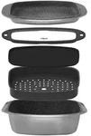 STONELINE&reg; Multifunktionales Br&auml;ter- und Back-Set, 5-tlg., mit Deckeln, Induktion