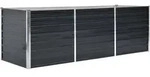 vidaXL Garten-Hochbeet Anthrazit 240 x 80 x 77 cm Verzinkter Stahl