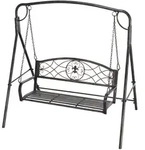 Outsunny - Gartenschaukel - 167Lx123Wx175Hcm - Schwarz