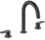 hansgrohe Vernis Blend 3-Loch Waschtischarmatur mit Zugstangen-Ablaufgarnitur,