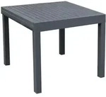 Ausziehtisch ELENA, 90cm/180cm x 90cm, Aluminium, Anthrazit