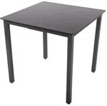 VCM Hanna Gartentisch 80x80cm schwarz.
