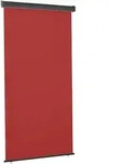 vidaXL Balkon-Seitenmarkise 125x250 cm Rot