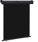 vidaXL Balkon-Seitenmarkise 145x250 cm Schwarz