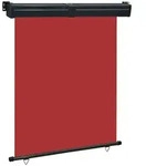 vidaXL Balkon-Seitenmarkise 145x250 cm Rot
