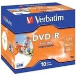 Verbatim DVD-R Jewelcase printable, 4,7Gb, 120 Minuten, 10 St&uuml;ck