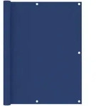 vidaXL Balkon-Sichtschutz Blau 120x500 cm Oxford-Gewebe