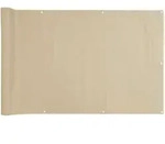 vidaXL Balkon-Sichtschutz Beige 75x500 cm Oxford-Gewebe