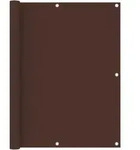 vidaXL Brauner Balkonschirm 120 x 300 cm, Modell Breeze Plus aus Oxford-Stoff