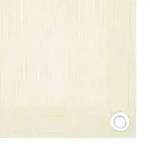 vidaXL Balkon Sichtschutz Creme 75x600 cm HDPE