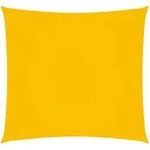 vidaXL Sonnenschirmsegel quadratisches Oxford-Gewebe 6x6 m gelbes Modell Riviera Vent