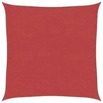 vidaXL Sonnensegel 160 g/m2 Rot 2x2 m HDPE Modell Aire Libre