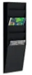 Paperflow Wand-Sortiertafel V 6F A4V1X6.01 DIN A4 schwarz