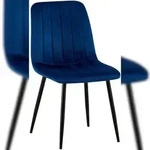 CLP Stuhl Dijon Samt/blau