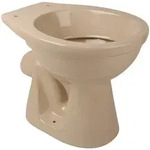 Belvit Stand-WC Tiefsp&uuml;ler Abgang Wand Waagerecht Toilette WC Bahama Beige