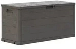 vidaXL Garten-Aufbewahrungsbox 280 L Braun