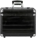 Alumaxx Pilotenkoffer Trolley Business Koffer Aktenkoffer Rollen schwarz 45166
