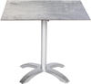 acamp Acaplan HPL Tisch 80x80 cm platin/cemento grigio