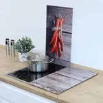 Haushalt International HI 28013 Herdabdeckplatten 2tlg Motiv Chili