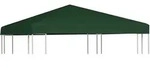 vidaXL Pavillondach 310 g/m2 3x3 m Gr&uuml;n