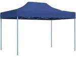 vidaXL Partyzelte 17 pcs Blau mit blauem Rahmen Oxford-Stoff