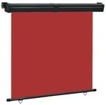 vidaXL Balkon-Seitenmarkise 175x250 cm Rot