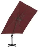 vidaXL Freitragender Gartensonnenschirm mit Aluminiummast, Modell Titan Prime