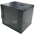 LogiLink Geh&auml;use - geeignet f&uuml;r Wandmontage - Dunkelgrau, RAL 7021 - 15U - 48.3 cm