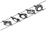 Paulmann CorDuo LED Seilsystem RoundMac Basisset 5x200lm 5x4,5W 3000K 230/12V
