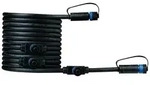 Paulmann Plug & Shine Kabel 5m 4 Ausg&auml;nge IP68 Schwarz 94596